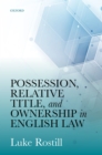 Possession, Relative Title, and Ownership in English Law - eBook