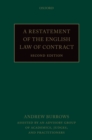 A Restatement of the English Law of Contract - eBook