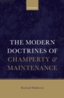 The Modern Doctrines of Champerty and Maintenance - eBook