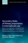 Secondary Rules of Primary Importance in International Law : Attribution, Causality, Evidence, and Standards of Review in the Practice of International Courts and Tribunals - eBook