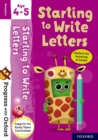 Progress with Oxford: Progress with Oxford: Starting to Write Letters Age 4-5- Practise for School with Essential English Skills - Book