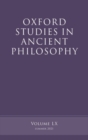 Oxford Studies in Ancient Philosophy, Volume 60 - Book