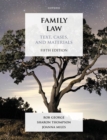 Family Law : Text, Cases, and Materials - Book