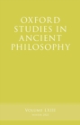 Oxford Studies in Ancient Philosophy - Book