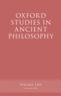 Oxford Studies in Ancient Philosophy, Volume 62 - eBook