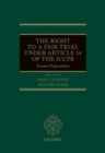 The Right to a Fair Trial under Article 14 of the ICCPR : Travaux Preparatoires - Book