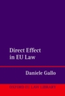 Direct Effect in EU Law - Book