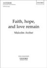 Faith, hope, and love remain - Book