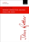What sweeter music - Book