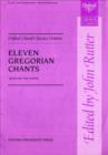Eleven Gregorian Chants - Book