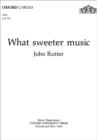 What sweeter music - Book