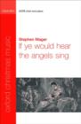 If ye would hear the angels sing - Book