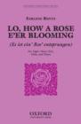 Lo, how a Rose e'er blooming - Book