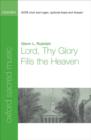 Lord thy glory fills the heaven - Book