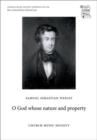 O God whose nature and property - Book