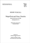 Magnificat and Nunc Dimittis from B flat service - Book