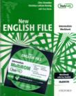 New English File: Intermediate: Workbook with key and MultiROM Pack : Six-level general English course for adults - Book