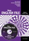 New English File: Beginner: Teacher's Book with Test and Assessment CD-ROM : Six-level general English course for adults - Book
