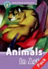 Oxford Read and Discover: Level 4: Animals in Art Audio CD Pack - Book