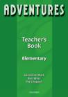 Adventures: Elementary: Teacher's Book - Book