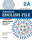 American English File: Level 2: Multipack a with Online Practice and iChecker - Book