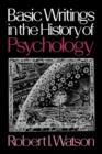 Basic Writings in the History of Psychology - Book