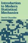 Introduction to Modern Statistical Mechanics - Book
