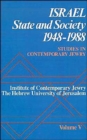 Studies in Contemporary Jewry: V: Israel: State and Society, 1948-1988 - Book