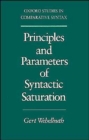 Principles and Parameters of Syntactic Saturation - Book