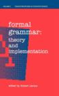 Formal Grammar : Theory and Implementation - Book