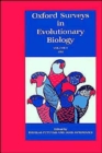 Oxford Surveys in Evolutionary Biology: Volume 8 - Book
