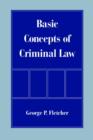 Basic Concepts of Criminal Law - Book