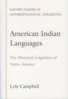American Indian Languages : The Historical Linguistics of Native America - Book