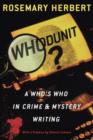 Whodunit? : A Who's Who in Crime & Mystery Writing - Book