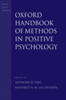 Oxford Handbook of Methods in Positive Psychology - Book