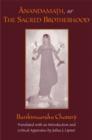 Anandamath or The Sacred Brotherhood : A Translation of Bankimcandra Chatterji's Anandamath, with Introduction and Critical Apparatus - Book