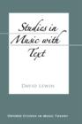 Studies in Music with Text - Book