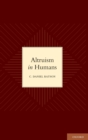 Altruism in Humans - Book