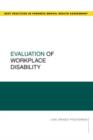 Evaluation of Workplace Disability - Book