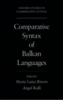 Comparative Syntax of the Balkan Languages - eBook