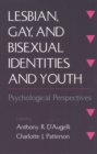 Lesbian, Gay, and Bisexual Identities and Youth : Psychological Perspectives - eBook