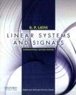 Linear Systems and Signals : International Edition - Book