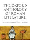 The Oxford Anthology of Roman Literature - Book