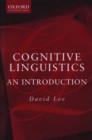 Cognitive Linguistics : An Introduction - Book