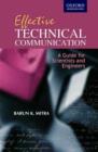 Effective Technical Communication:Guide for Scientists & Engineers - Book