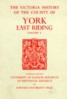 A History of the County of York East Riding : Volume V: Holderness: Southern Part - Book