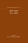 English Episcopal Acta 15: London 1076-1187 - Book
