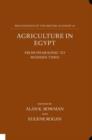 Agriculture in Egypt from Pharaonic to Modern Times - Book