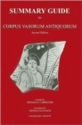 Summary Guide to Corpus Vasorum Antiquorum, second edition - Book