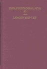 English Episcopal Acta 26, London 1189-1228 - Book